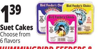 Ocean State Job Lot Suet cakes offer