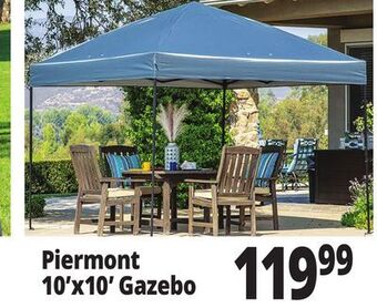 Ocean State Job Lot Piermont 10'x10' one touch instant gazebo offer