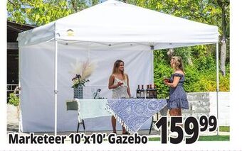 Ocean State Job Lot Marketeer 10'x10' one-touch pop-up gazebo offer
