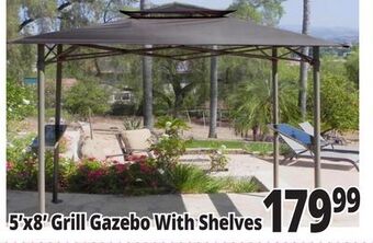 Ocean State Job Lot Pop-up grill gazebo, 5'x8' offer