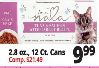 Ocean State Job Lot Love nala cat food offer