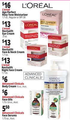 Ocean State Job Lot L'oreal age perfect rosy tone moisturizer offer