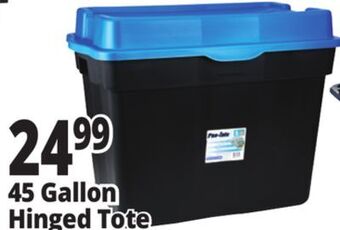 Ocean State Job Lot Gracious living pro-tote hinged storage tote, 45 gal offer
