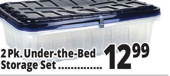 Ocean State Job Lot Mr. fresh under the bed storage bins, 2 count offer