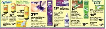 Ocean State Job Lot Swiffer heavy-duty starter kit offer