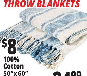 Ocean State Job Lot Blankets & throws offer