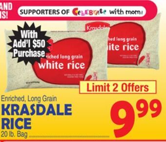 Bravo Supermarkets Krasdale rice offer