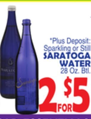 Bravo Supermarkets Still saratoga water offer