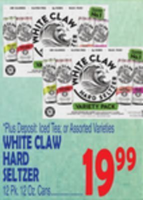 Bravo Supermarkets White claw hard seltzer offer