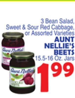 Bravo Supermarkets Aunt nellie's beets offer