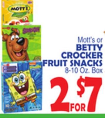 Bravo Supermarkets Betty crocker fruit snacks offer