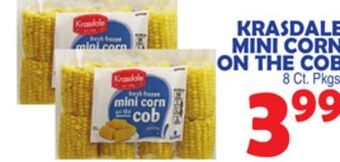 Bravo Supermarkets Krasdale mini corn on the cob offer