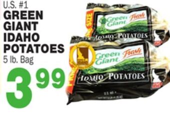 Bravo Supermarkets Green giant idaho potatoes offer