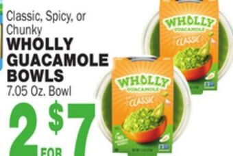 Bravo Supermarkets Wholly guacamole bowls offer