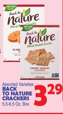 Bravo Supermarkets Back to nature crackers offer