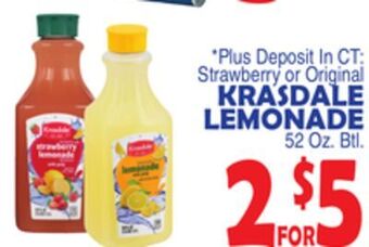 Bravo Supermarkets Krasdale lemonade offer