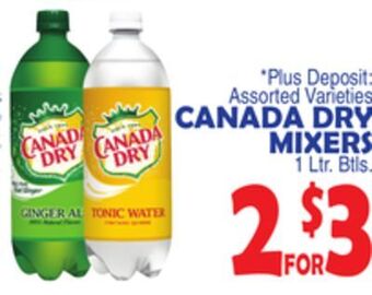 Bravo Supermarkets Canada dry mixers offer