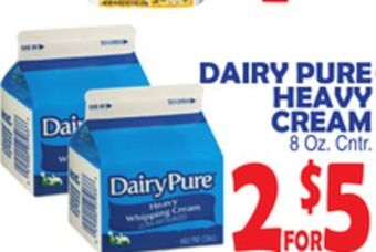 Bravo Supermarkets Dairy pure heavy cream offer