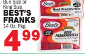 Bravo Supermarkets Best's franks offer