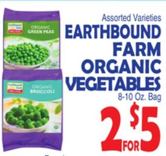 Bravo Supermarkets Earthbound farm organic vegetables offer