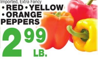 Bravo Supermarkets Red yellow orange peppers offer