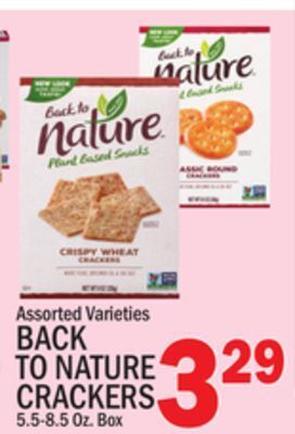C Town Back to nature crackers offer