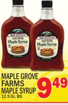 C Town Maple grove farms maple syrup offer