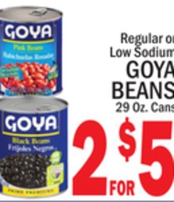 C Town Goya beans offer