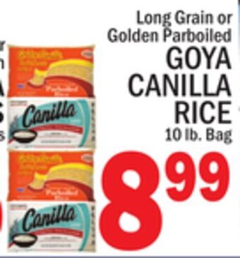 C Town Goya canilla rice offer