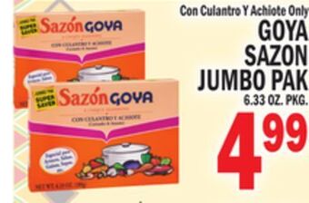 C Town Goya sazon jumbo pak offer