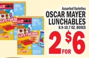 C Town Oscar mayer lunchables offer