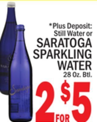 C Town Saratoga sparkling water offer