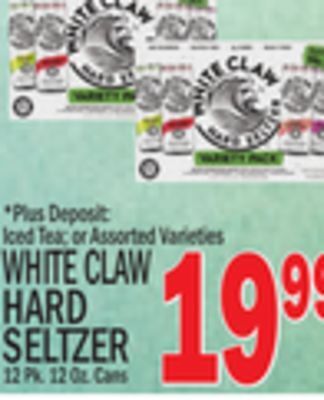C Town White claw hard seltzer offer