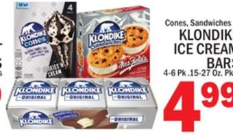 C Town Klondike ice cream bars offer