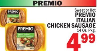 C Town Premio italian chicken sausage offer