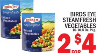 C Town Birds eye steamfresh vegetables offer