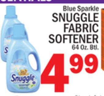 C Town Blue sparkle snuggle fabric softener offer