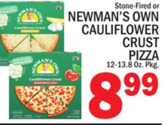 C Town Newman's own cauliflower crust pizza offer