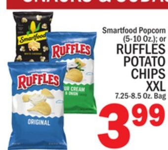 C Town Ruffles potato chips xxl 7.25-8.5 oz. bag offer