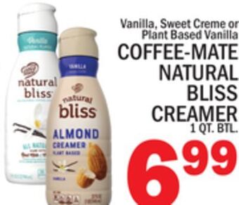C Town Coffee-mate natural bliss creamer offer