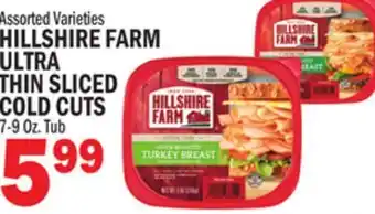 C Town Hillshire farm ultra thin sliced cold cuts offer