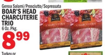 C Town Boar's head charcuterie trio offer