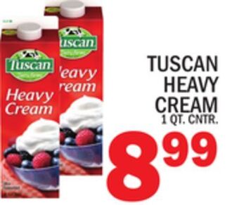 C Town Tuscan heavy cream offer