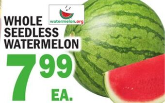C Town Whole seedless watermelon offer