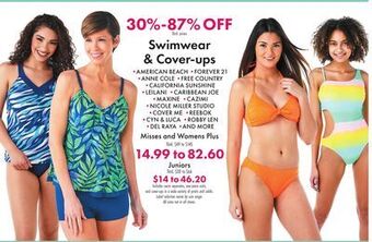 Boscov's Swimwear & cover-ups offer