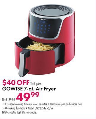 Boscov's Gowise 7-qt. air fryer offer