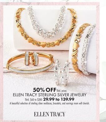 Boscov's Ellen tracy sterling silver jewelry offer