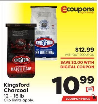 Weis Markets Kingsford charcoal offer