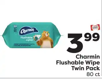 Weis Markets Charmin flushable wipe twin pack offer