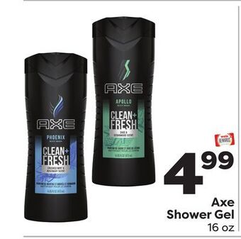 Weis Markets Axe shower gel offer
